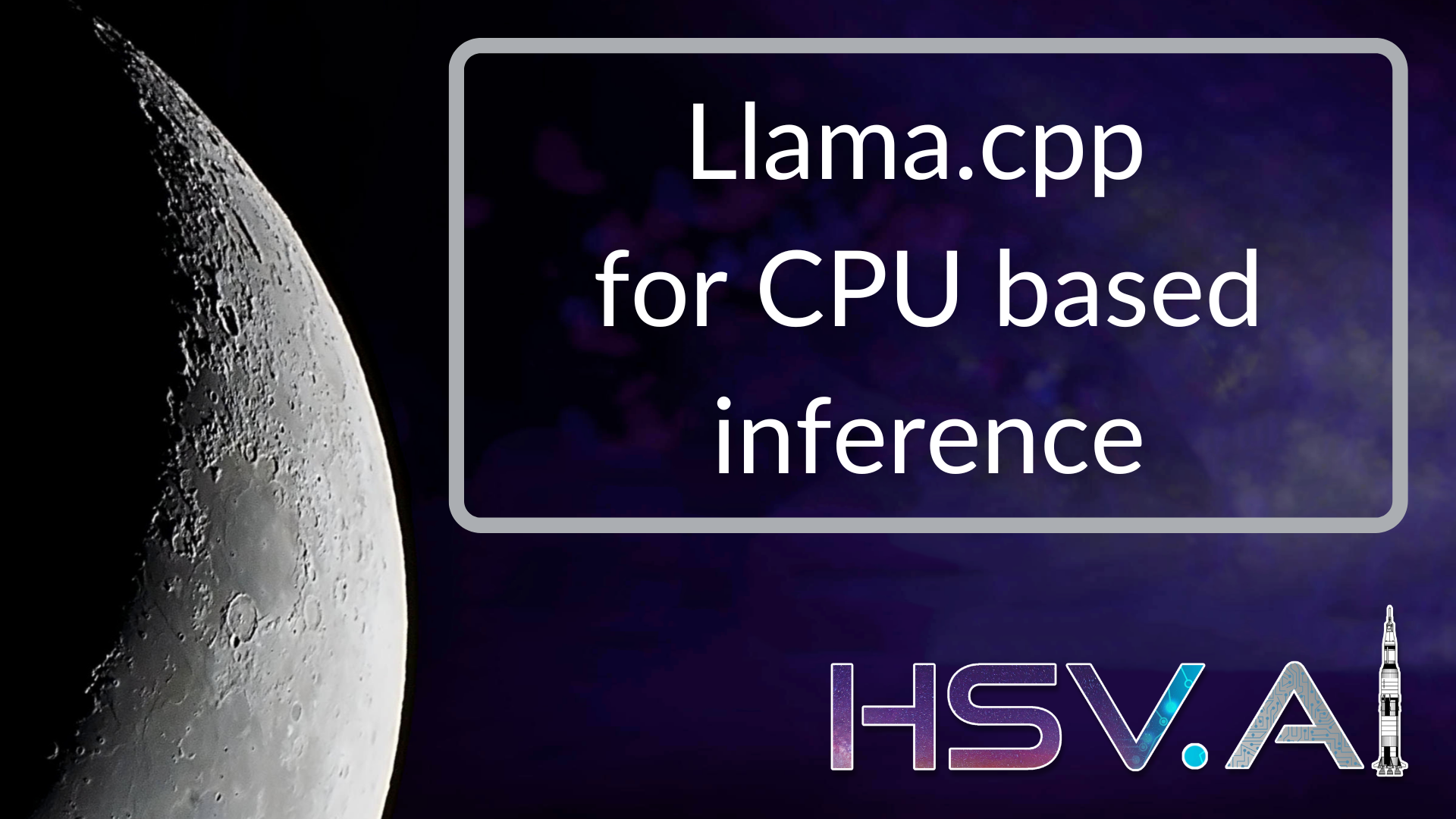 Llama.cpp for CPU based inference